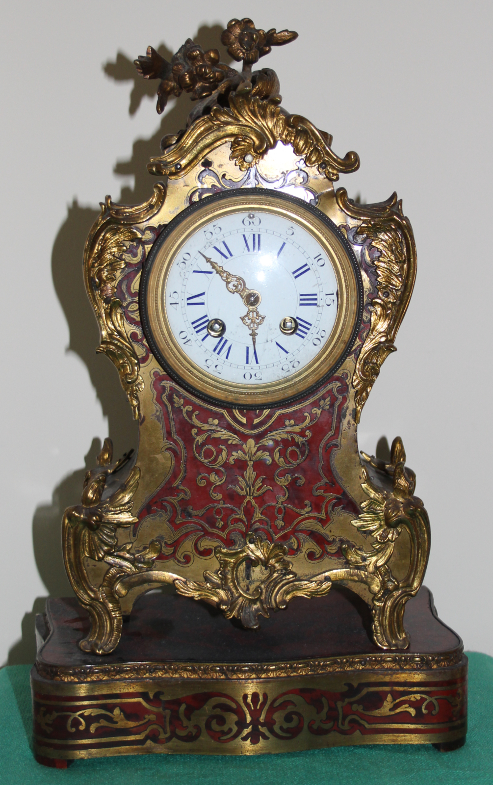 French Boulle Striking Clock By R And C