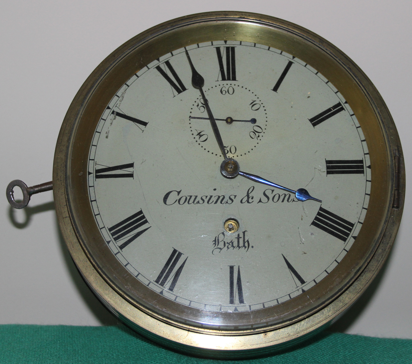 Ships Bulkhead Clock By Cousins