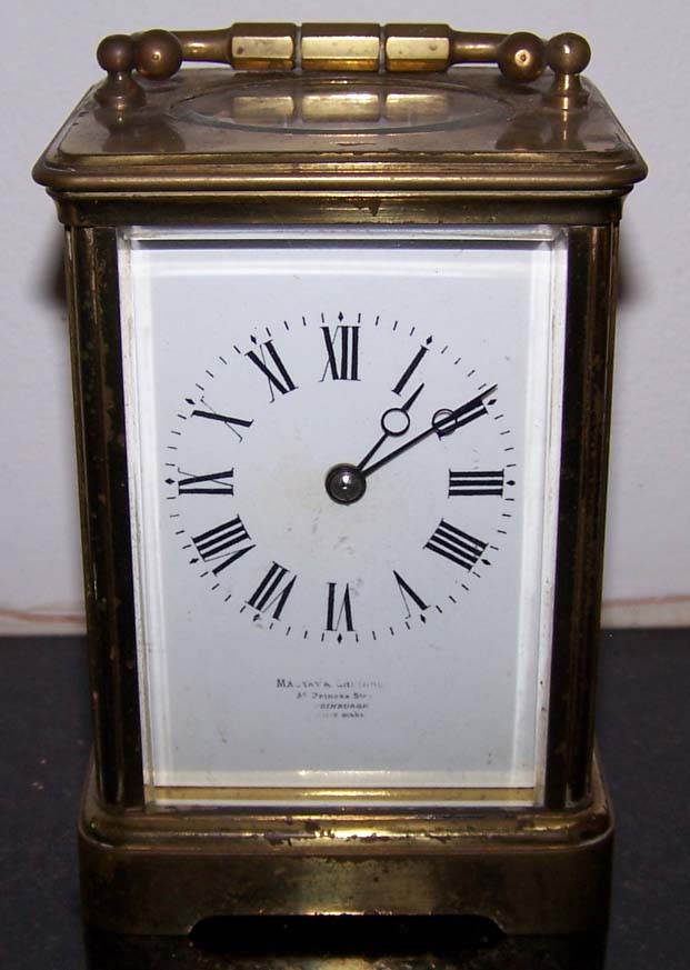 Striking Carriage Clock By Mackay Chisholm